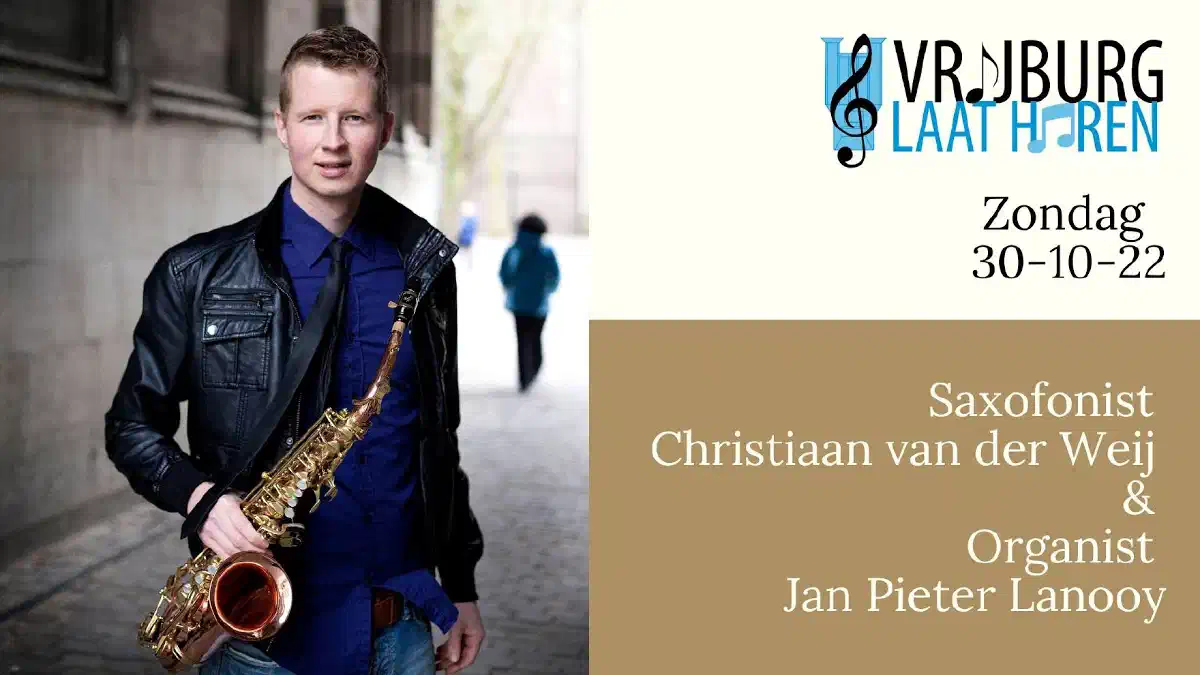 Saxofonist Christiaan van der Weij