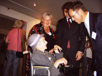 Tijdens de receptie