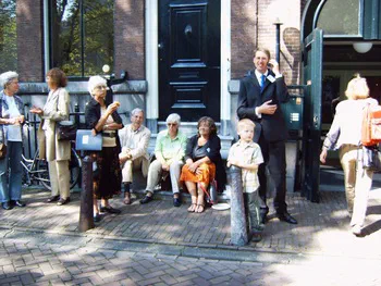 Deelnemers tijdens de lunch