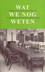 Jubileumboek 'Wat we nog weten'
