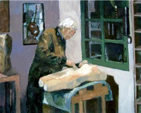 schilderij van Guus de Bakker