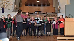 Concert door de cantorij