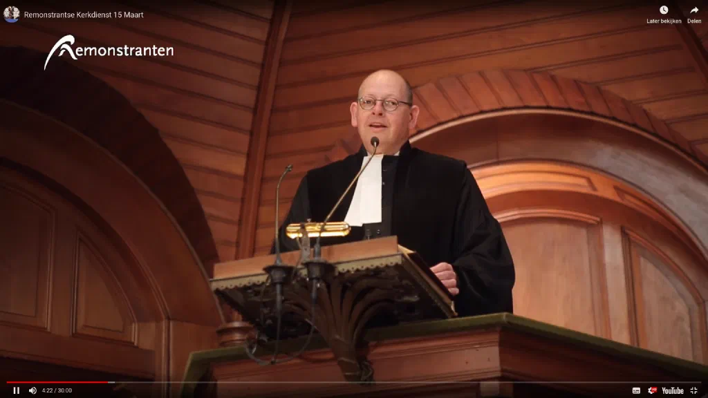 Eerste remonstrantse kerkdienst nu digitaal beschikbaar