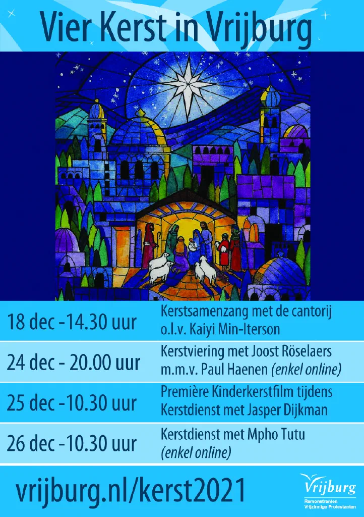 Vier (online) Kerst in Vrijburg