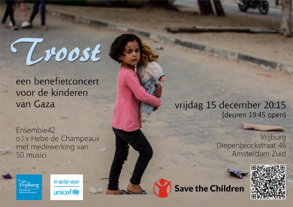 Troost, een benefietconcert voor de kinderen van Gaza