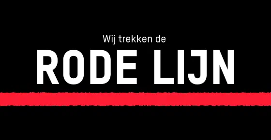 Trek de rode lijn – voor recht en menselijkheid