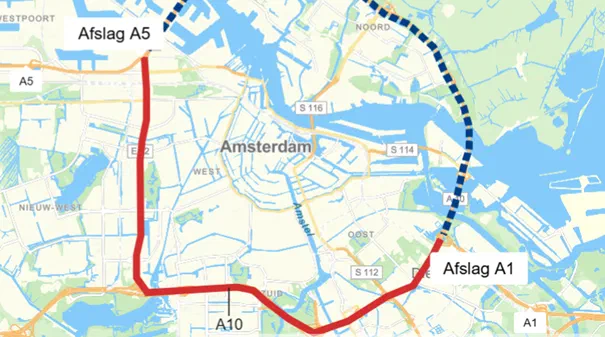 Feestelijke afsluiting Ring Amsterdam (A10)