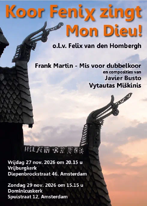 Koor Fenix zingt Mon Dieu